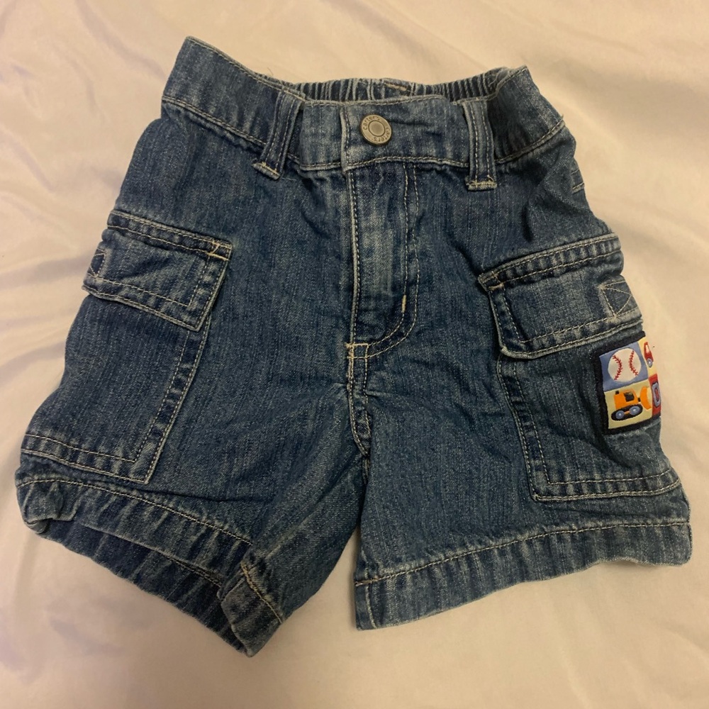 Infant Baby Denim Cargo Shorts